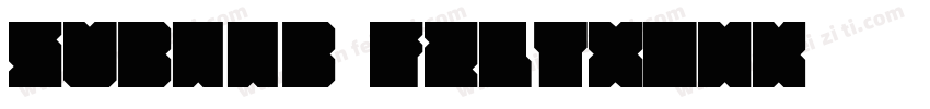SUBAAB FZLTXIHK字体转换